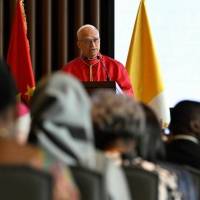 Cerimonia di benvenuto, Visita di Cortesia al Presidente della Repubblica dell’Angola, Incontro con le Autorità, con la Società Civile e con il Corpo Diplomatico