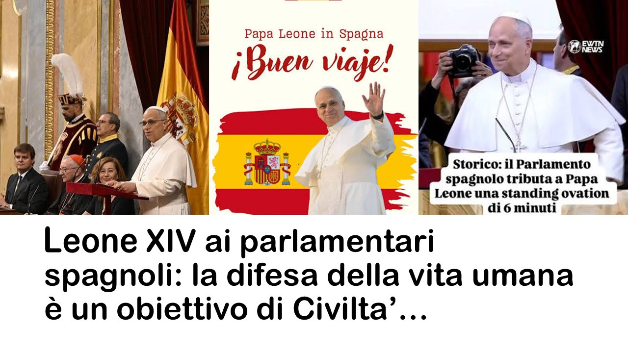 Leone XIV ai parlamentari spagnoli