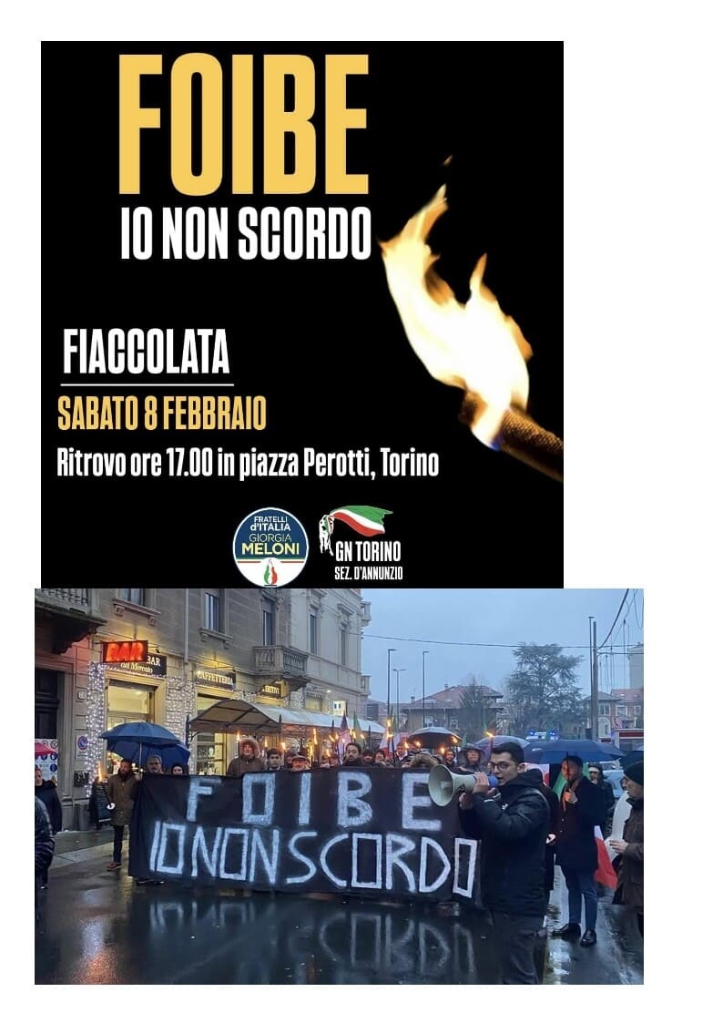 FOIBE IO NON SCORDO locandina