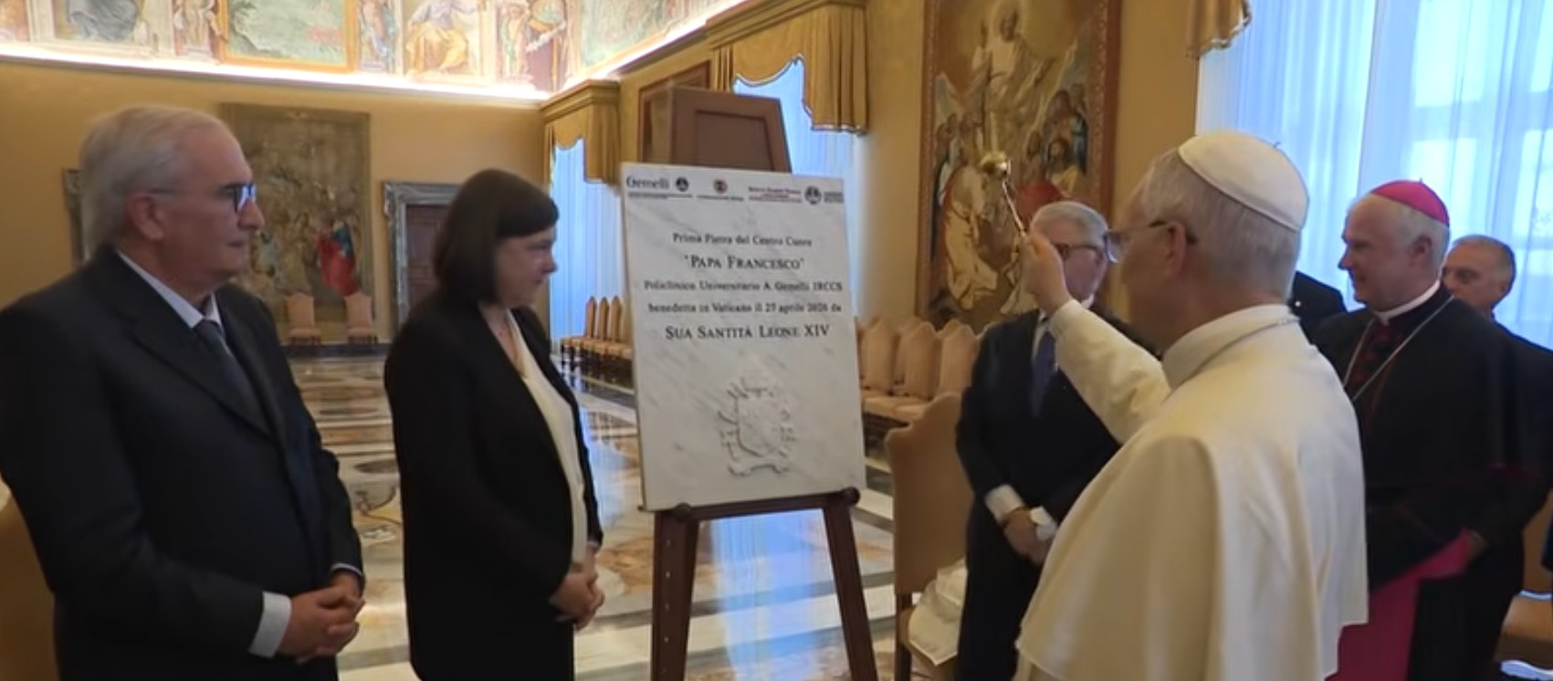 Benedizione new Gemelli hospital centre