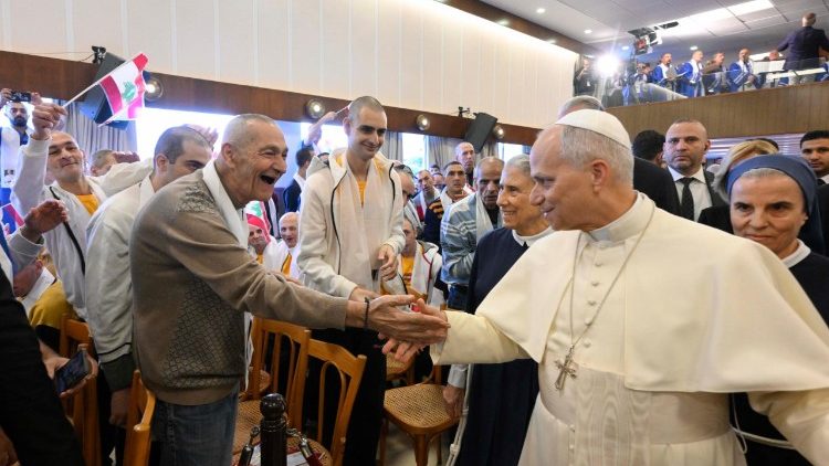 Papa e malati De La Croix