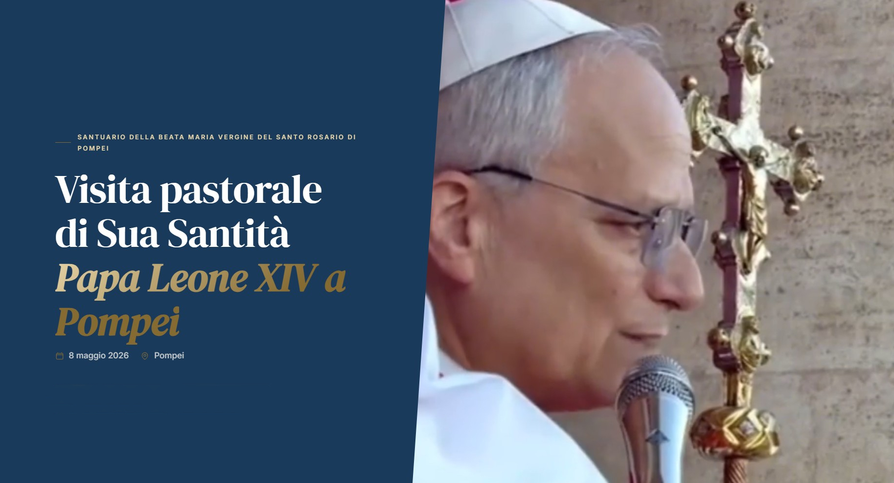 Visita di Sua Santita a Pompei