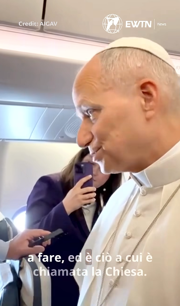 Papa intervista aereo verso Algeria