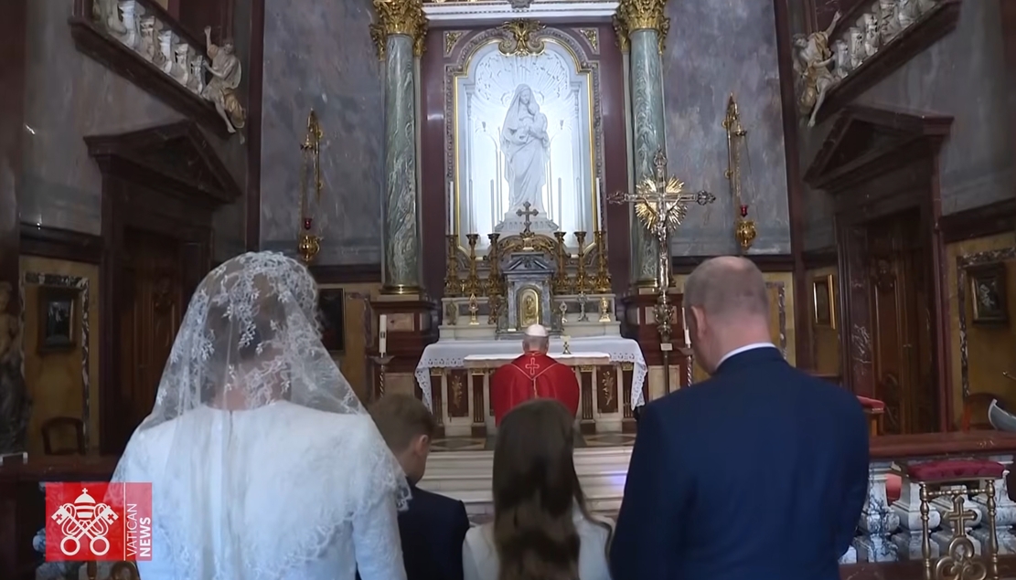 Viaggio apostolico Monaco capture orazione