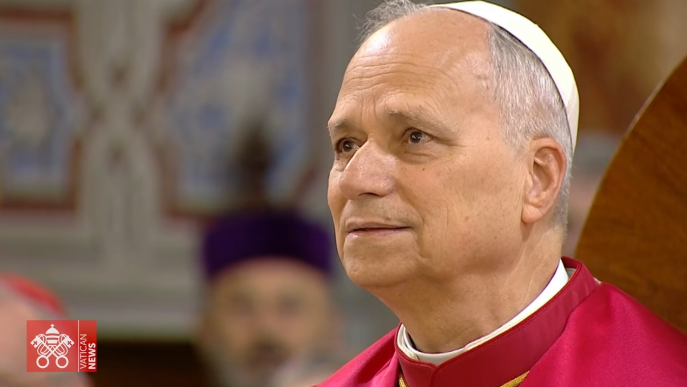 Papa Leone XIV primissimo piano