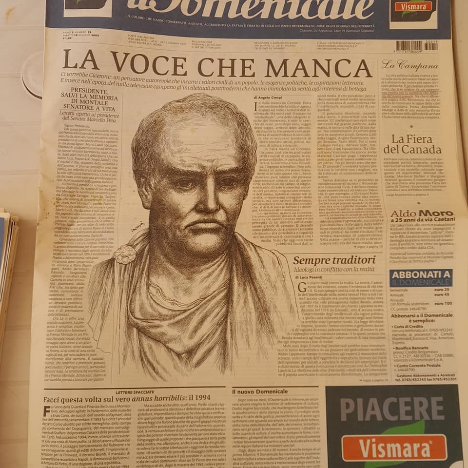 CICERO LA VOCE CHE MANCA