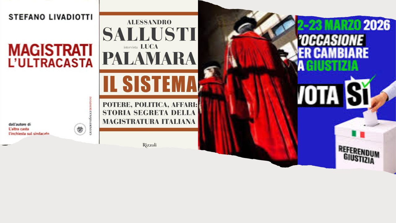 REFERENDUM La CASTA dei Magistrati LOCANDINA