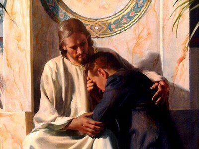 abbraccio di Cristo confessione