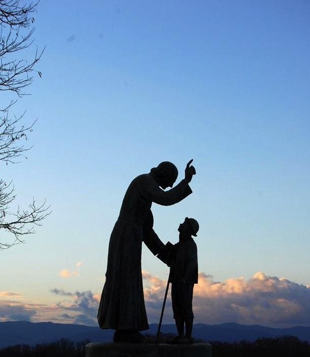 SAN GIOVANNI M. VIANNEY CURATO DARS PATRONO DEL CLERO CON CURA DANIME