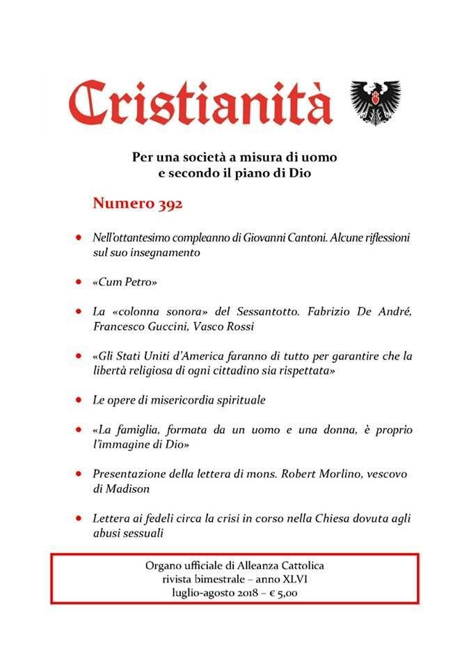 cristianità n. 392