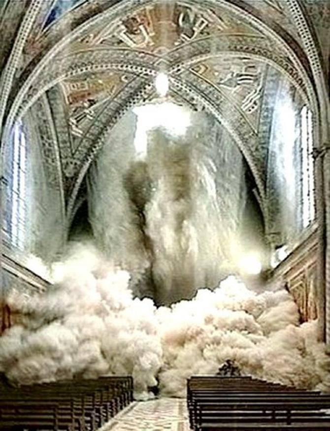 terremoto basilica superiore
