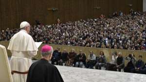 Incontro con i membri della Federazione dei Collegi Infermieri professionali Assistenti Sanitari Vigilatrici dInfanzia Vatican Media.422