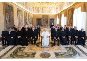 Papa Francesco con il Capitolo Generale dei Padri Risurrezionisti