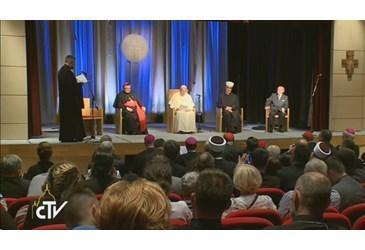 papa Francesco Sarajevo incontro ecumenico interreligioso