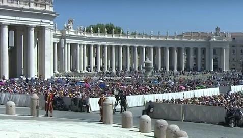 Udienza san Pietro folla
