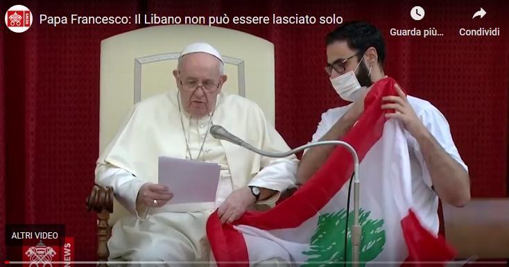 papa udienza libano