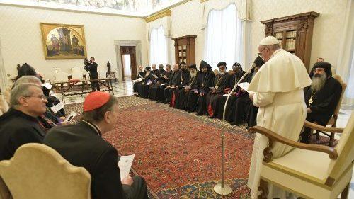 papa udienza medio oriente