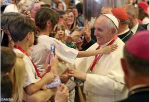 Papa Francesco tra i bambini