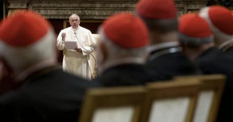 papa Francesco discorso Curia