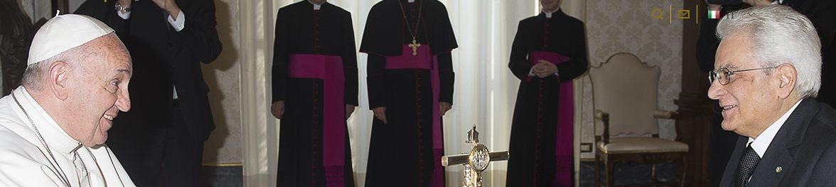 papa Francesco e Presidente Mattarella 2