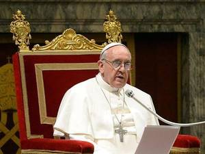 papa francesco sala clementina