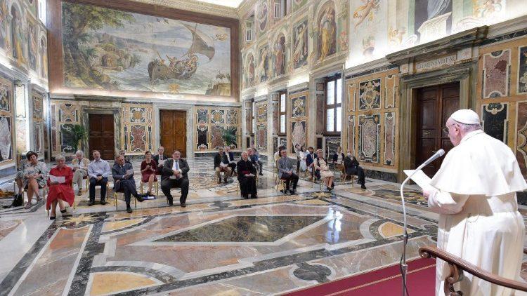 post covid sala Palazzo Apostolico Vaticano