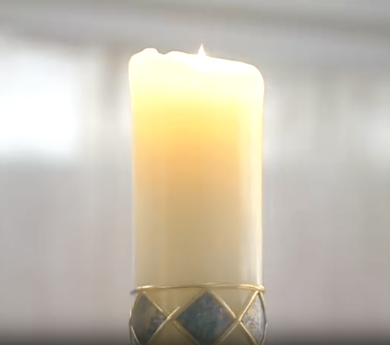 candela accesa