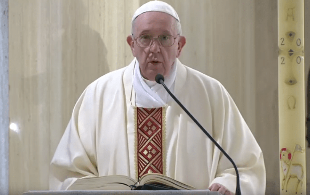 papa santa marta lavoro