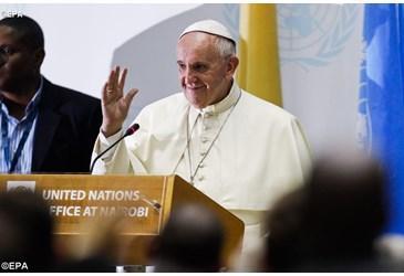 papa Francesco ONU Nairobi