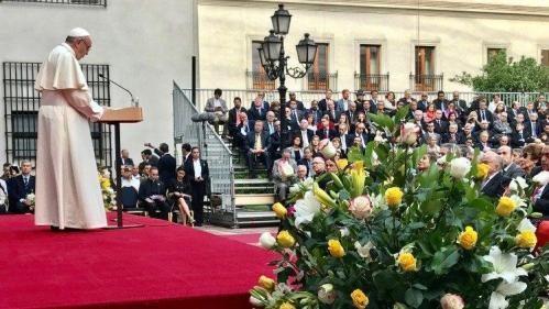 papa Francesco autorita Cile