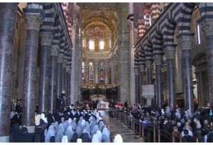 Papa Francesco incontra in Cattedrale la Chiesa ligure