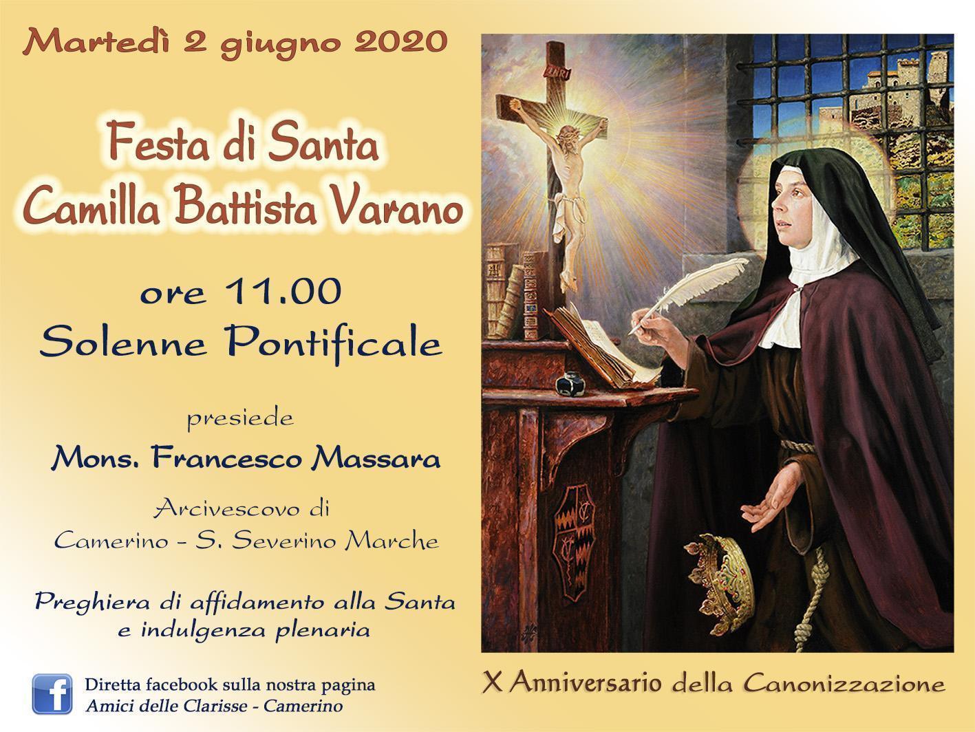 Invito festa santa 2020