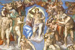 sistina particolare Giudizio universale