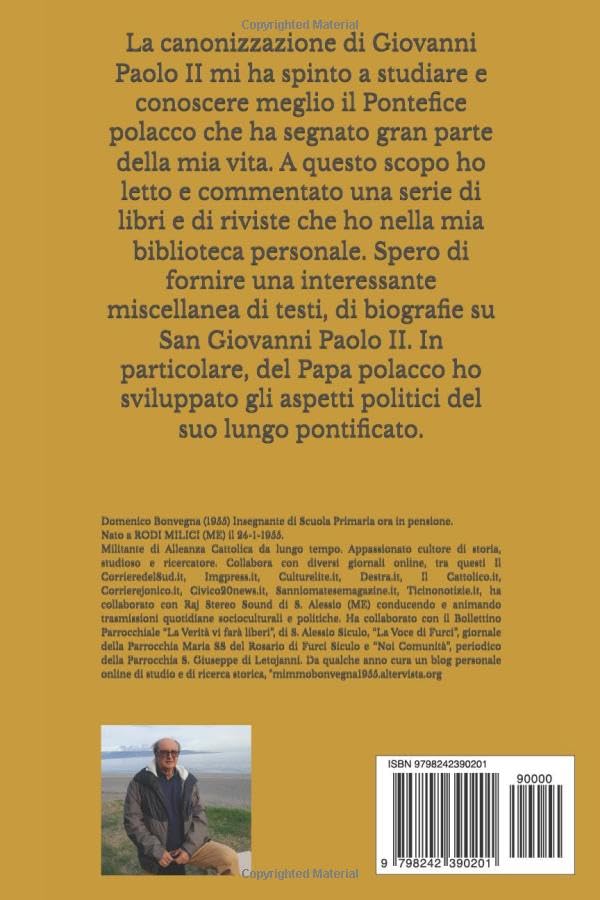 LEREDITA POLITICA DI GIOVANNI PAOLO II dietro copertina