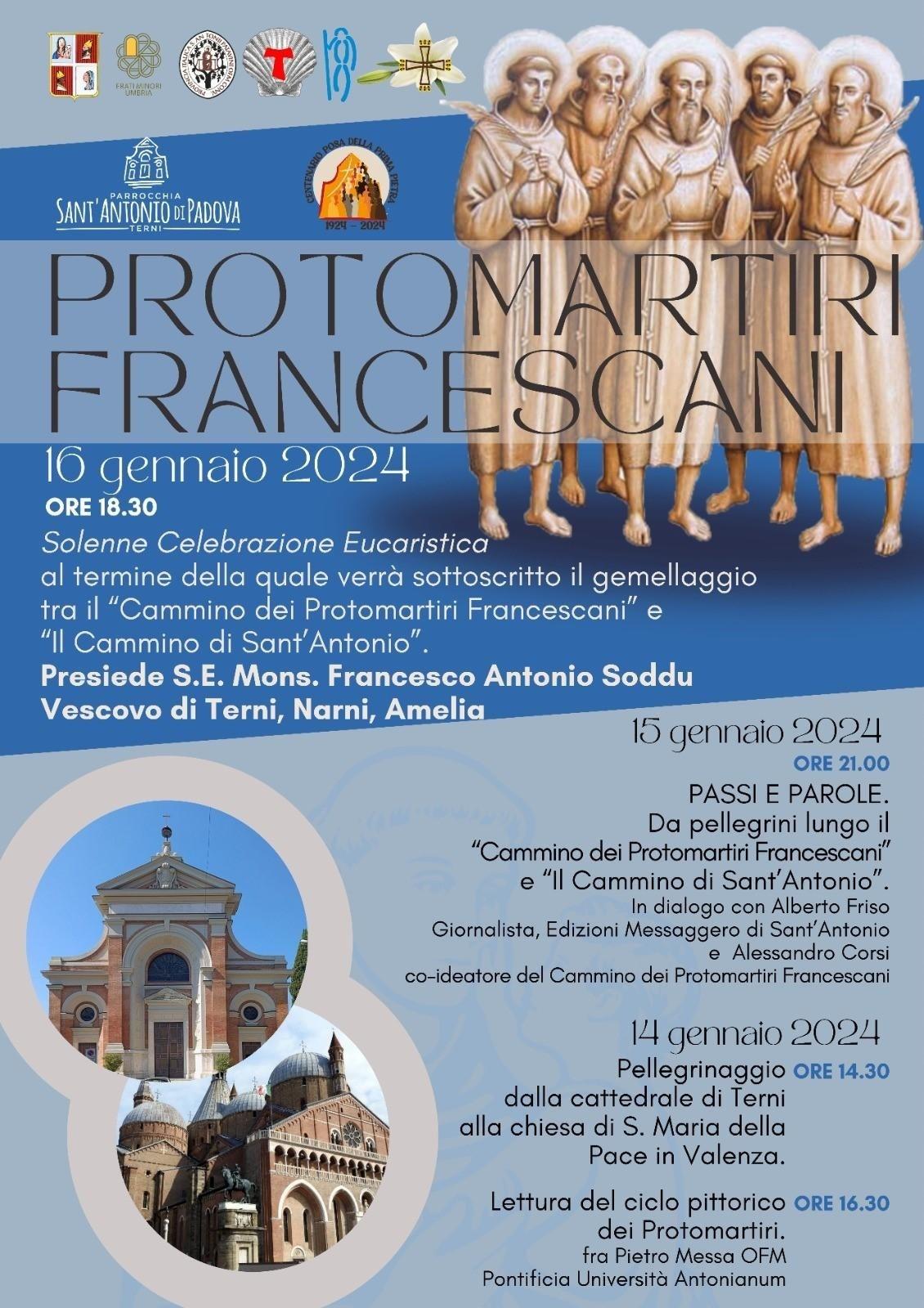 16 gennaio festa Protomartiri francescani
