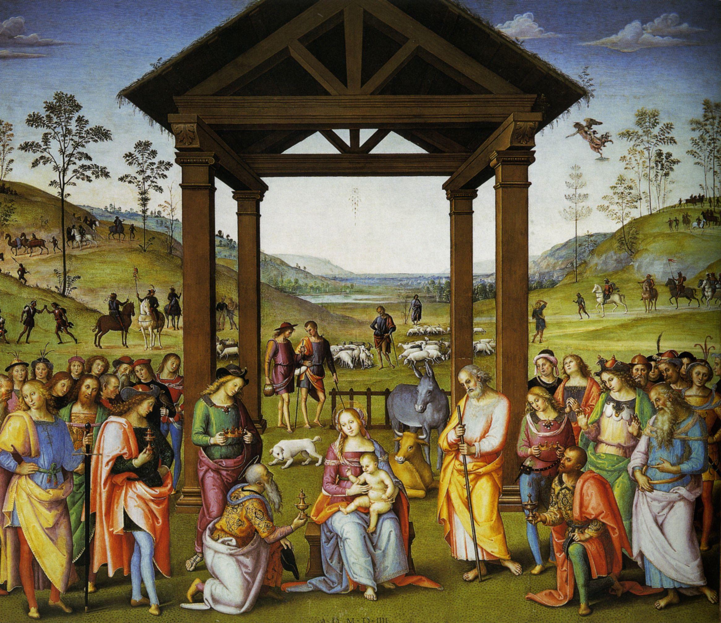 Pietro Perugino adorazione-magi