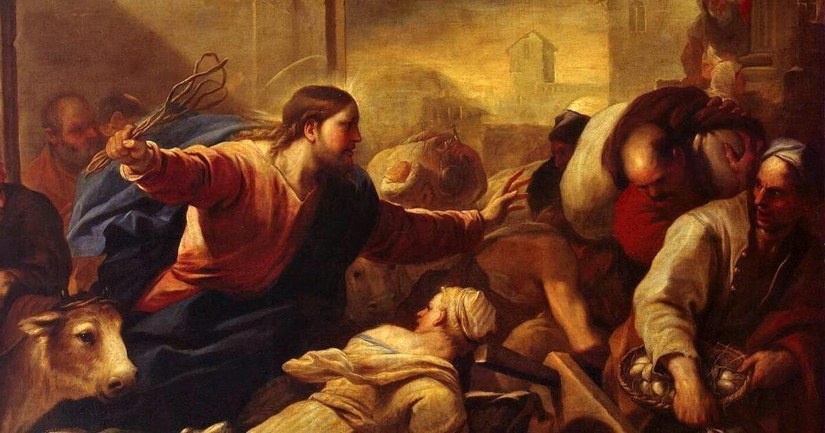 gesù e i ladri del tempio