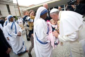 papa francesco missionarie della carita