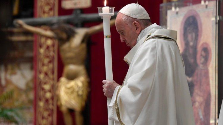 papa Grande Veglia Notte Santa di Pasqua 2020